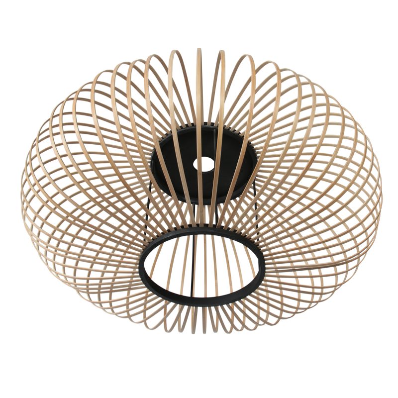 Sparkled Light Boogie-Lampe Cacao Bambusschirm