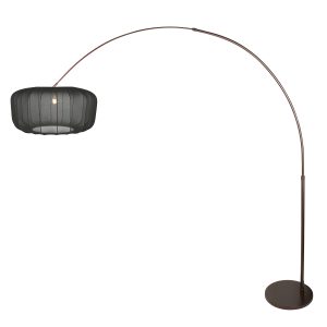 steinhauer-stehlampe-sparkledlight-braun-metalltextil-bogenlampe-e27-4763ca-1