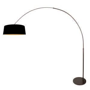 steinhauer-stehlampe-sparkledlight-braun-metalltextil-bogenlampe-e27-4770ca-1