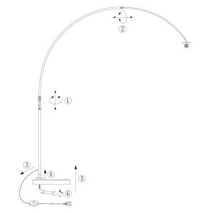 steinhauer-stehlampe-sparkledlight-crème-metalltextil-bogenlampe-e27-4677cr-9