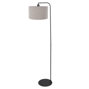 steinhauer-stehlampe-stang-schwarz-leinenmetall-ø28cm-e27-4795zw-1