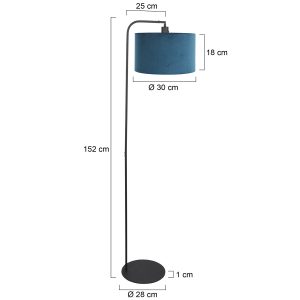 steinhauer-stehlampe-stang-schwarz-metallveloursstoff-ø28cm-e27-4797zw-7