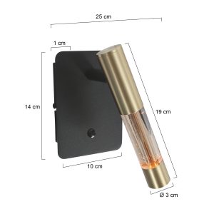 steinhauer-wandleuchte-alisio-messingschwarz-glasmetall-bettlampe-led-4594me-7