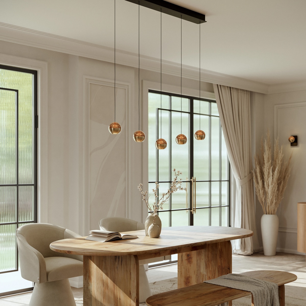 steinhauerexclusive-hängeleuchte-belluno-messing-glasmetall-designlampe-led-4586me-3